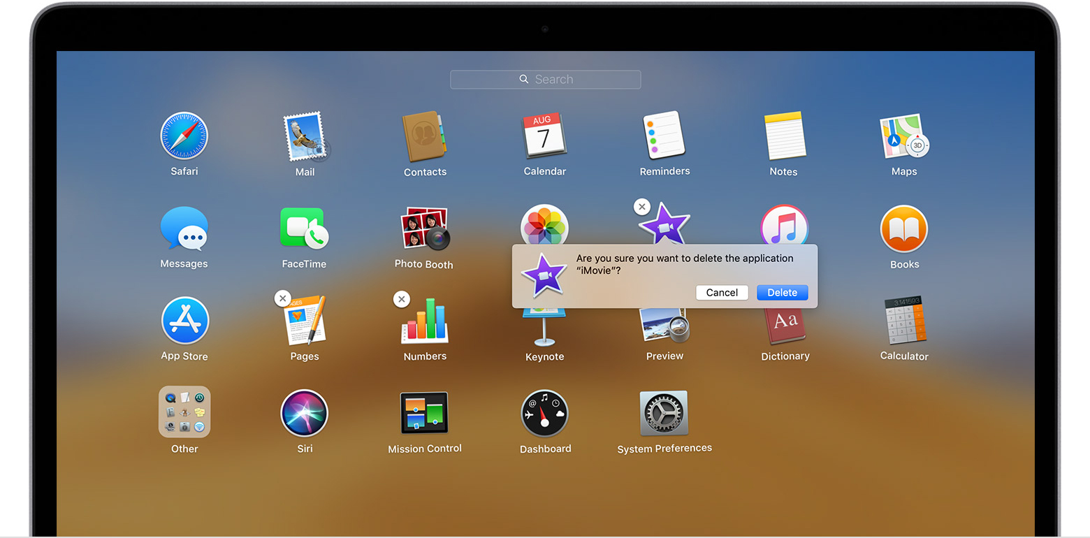 Uninstall apps on my mac