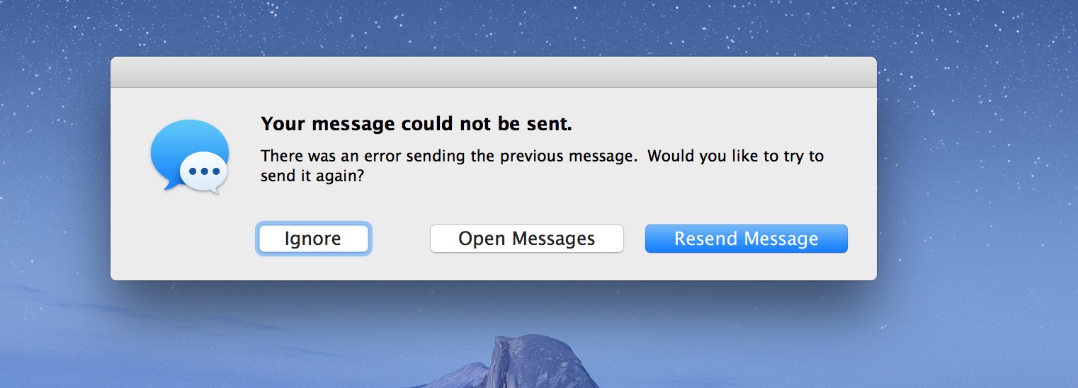 Not getting messages on mac